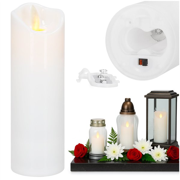 LED žvakė Springos HA7555, 15 x 5 cm