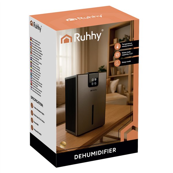 Silver air dehumidifier Ruhhy 26496
