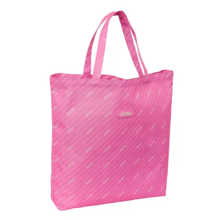 Sieviešu Rokassoma Barbie Logomania Rozā 50 x 45 x 10 cm