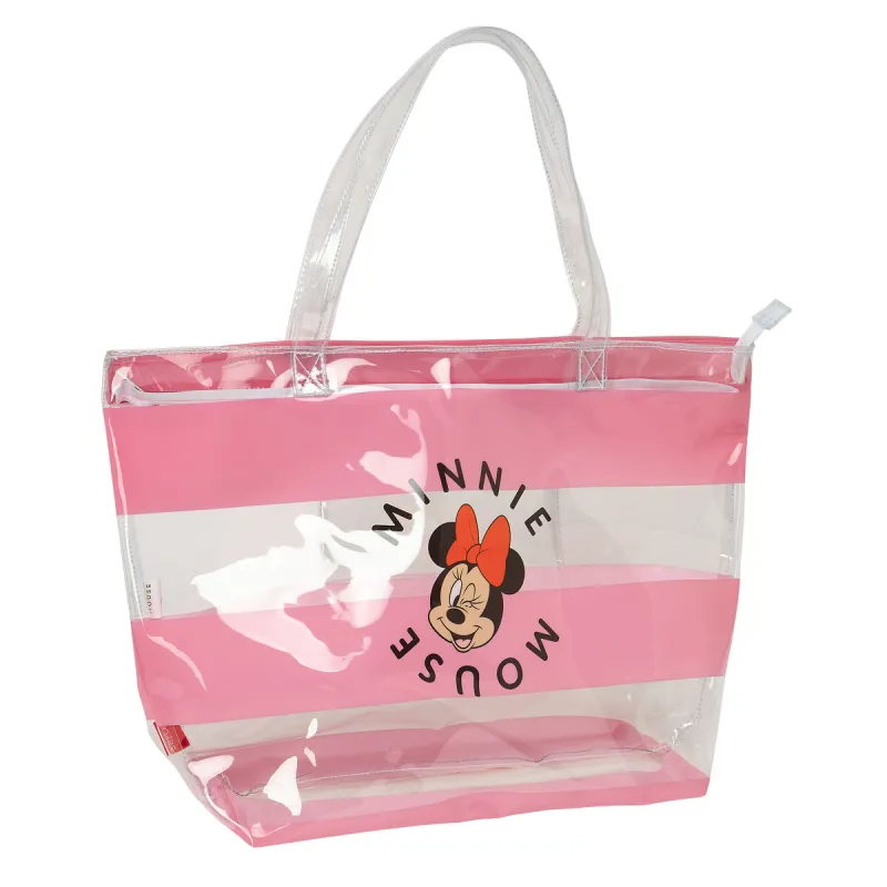Naiste Kotid Minnie Mouse Beach Roosa Läbipaistev
