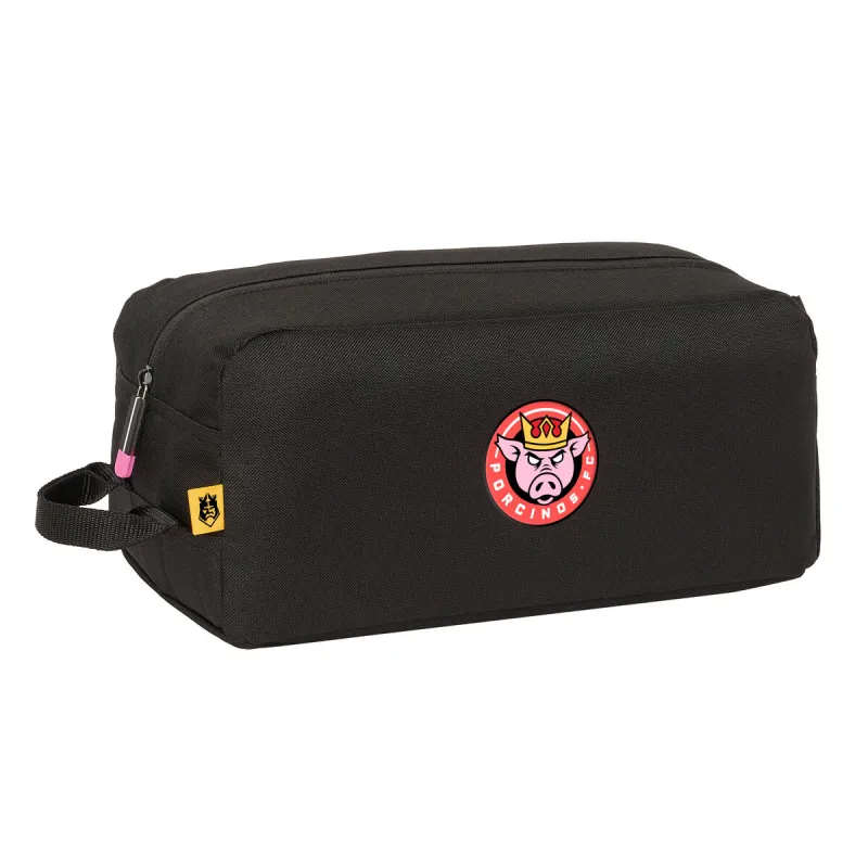 Ceļojuma Čību Turētājs Kings League Porcinos Melns 34 x 15 x 18 cm