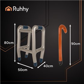 Inflatable walker with cane Ruhhy 26291
