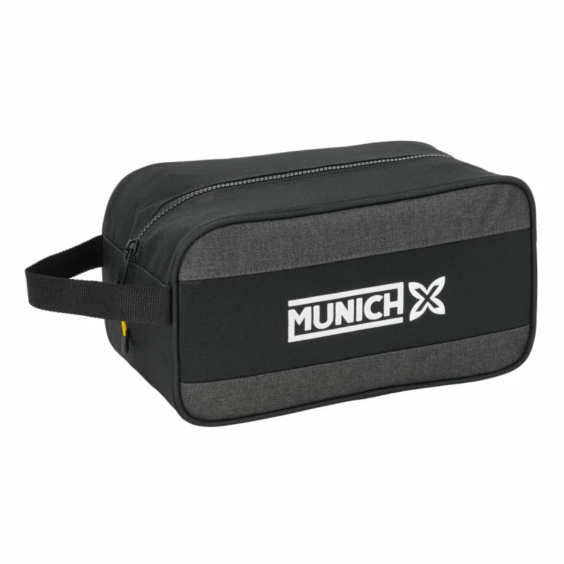 Travel Slipper Holder Munich Topo Black 29 x 15 x 14 cm