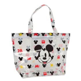 Ostukorv Mickey Mouse Clubhouse Beach Mitmevärviline Läbipaistev 54 x 35 x 17 cm