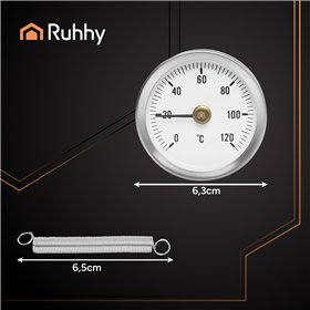Ruhhy 26557 Dial Thermometer