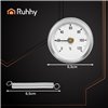 Ruhhy 26557 Dial Thermometer
