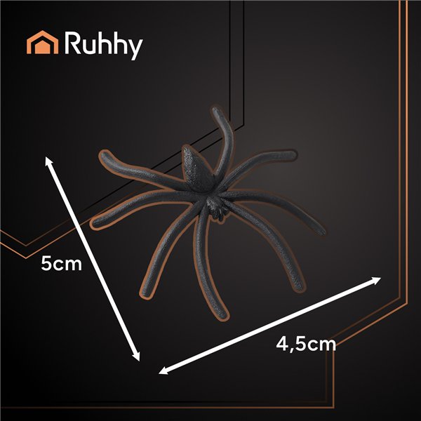 Artificial spiderweb + 2 Ruhhy spiders 26074