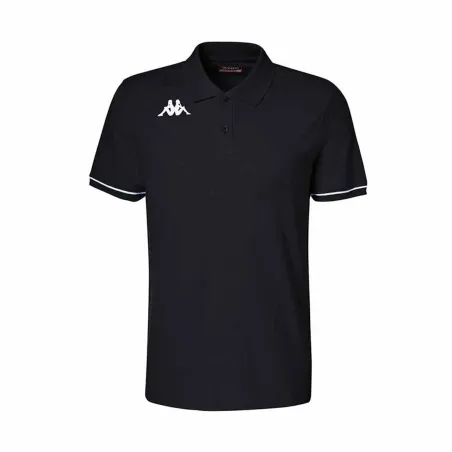 Miesten lyhythihainen poolopaita Kappa Kappa Barli Musta 4XL