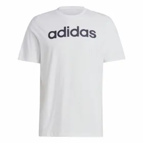 Vīriešu Krekls ar Īsām Piedurknēm Adidas Essentials Linear Logo XL