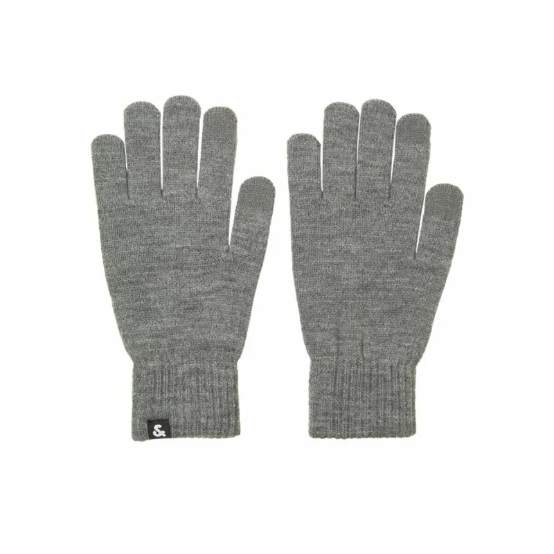 Hanskat Jack & Jones Jacbarry Harmaa