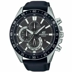 Miesten rannekellot Casio EFV-620L-1AVUEF Musta Harmaa Hopeinen