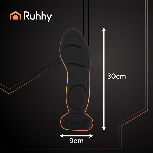 Black Ruhhy 26482 high heel shoe inserts