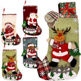 Christmas socks - decorative 4 pcs Ruhhy 26467