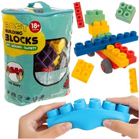 Rubber blocks - sensory 80 pcs. 26575