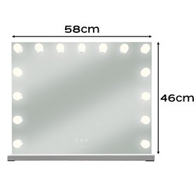 Cosmetic mirror 58x46cm LED Soulima 26129