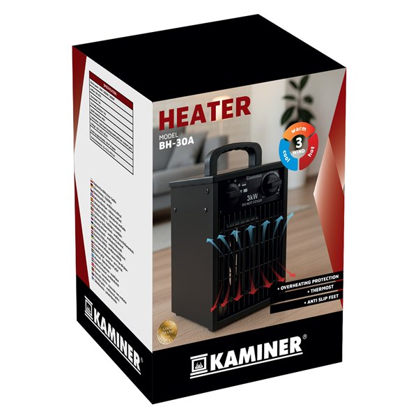 Kaminer 26072 electric heater