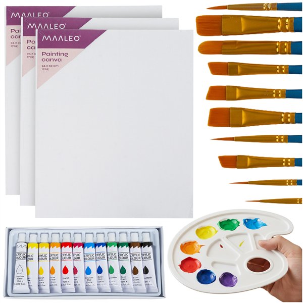 Creative painting set 26 pcs Maaleo 26338