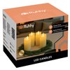 LED žvakė/įdėklas 12,5x5 cm 4 vnt. Ruhhy 26485