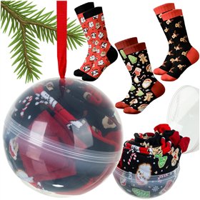 Kalėdinės kojinės - 3 vnt., dydžiai 38-43, Ruhhy 26438