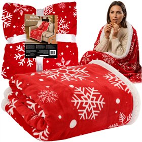 Flanelinis kalėdinis pledas 1,3 x 1,7 m Ruhhy 26611
