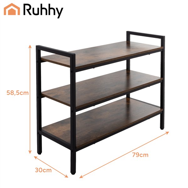 Shoe rack 79cm Ruhhy 27038