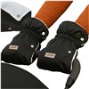 Double stroller muffs - black Kruzzel 25814