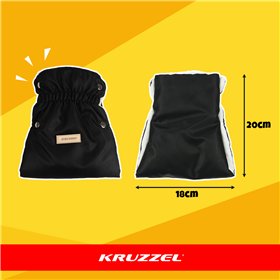 Double stroller muffs - black Kruzzel 25814