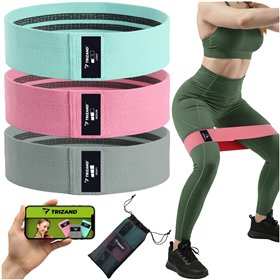 Set of exercise bands - 3 pcs Trizand 25876