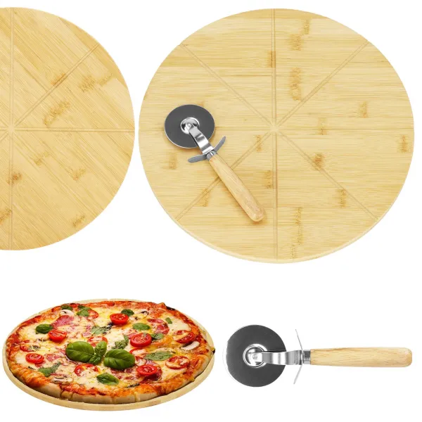 Pizzalauta + pizzaveitsi Springos KI0112