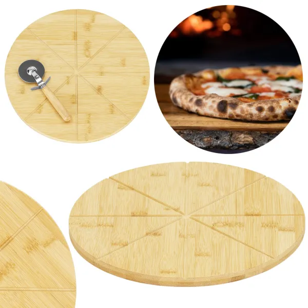 Pizzalauta + pizzaveitsi Springos KI0112