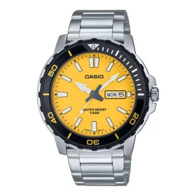 Meeste Kell Casio DIVER Kollane Hõbedane