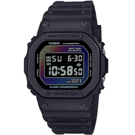 Vīriešu Pulkstenis Casio G-Shock THE ORIGIN - RAINBOW BRICK WALL SERIE Melns
