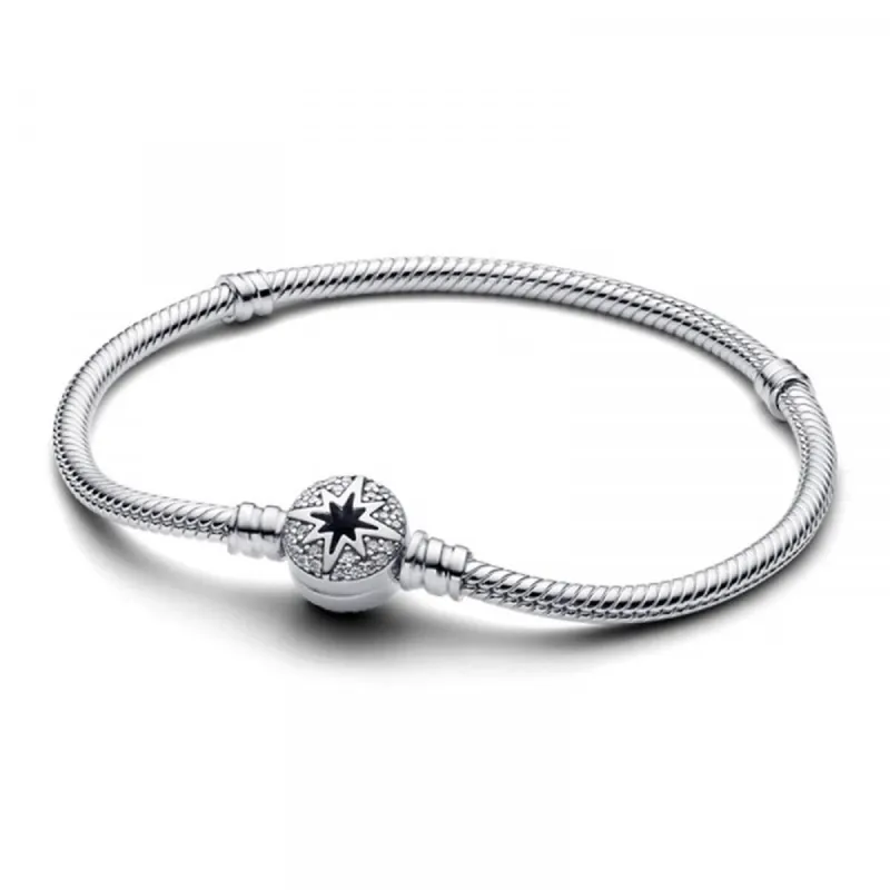 Naiste Käevõru Pandora 593584C01-20 20 cm Hõbedane