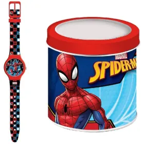Pikkulasten kellot Spider-Man SPIDERMAN - TIN WATCH (Ø 33 mm)