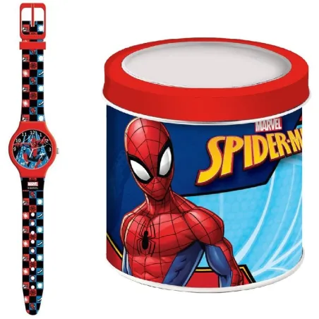 Zīdaiņu Pulkstenis Spider-Man SPIDERMAN - TIN WATCH (Ø 33 mm)