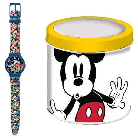 Laikrodis kūdikiams Mickey Mouse MICKEY MOUSE  - TIN BOX Ø 33 mm