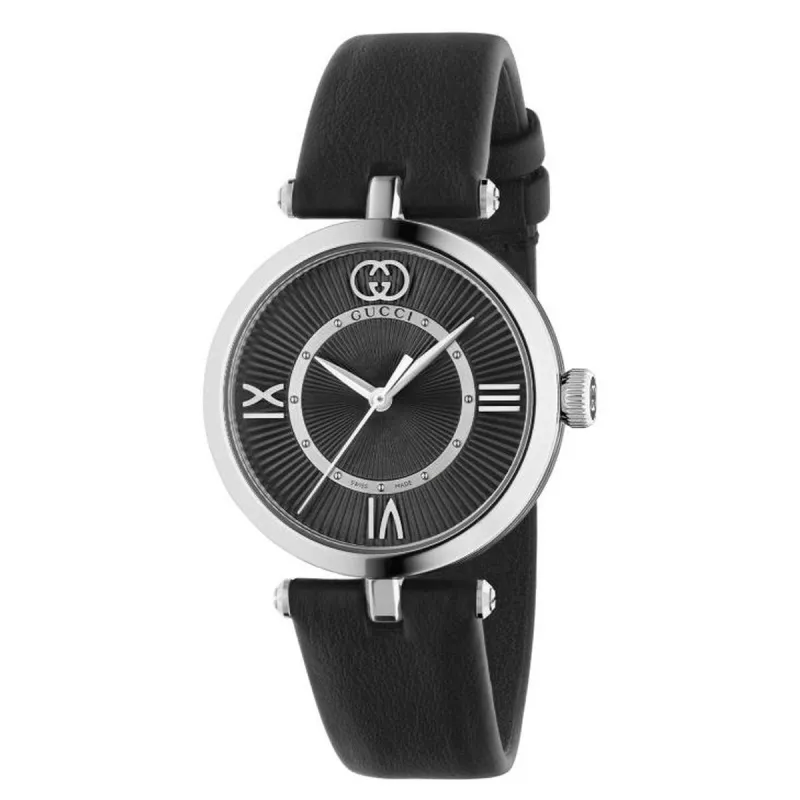 Sieviešu Pulkstenis Gucci YA167505 Melns