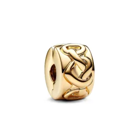 Naisten helmet Pandora 768035C00 Kullattu