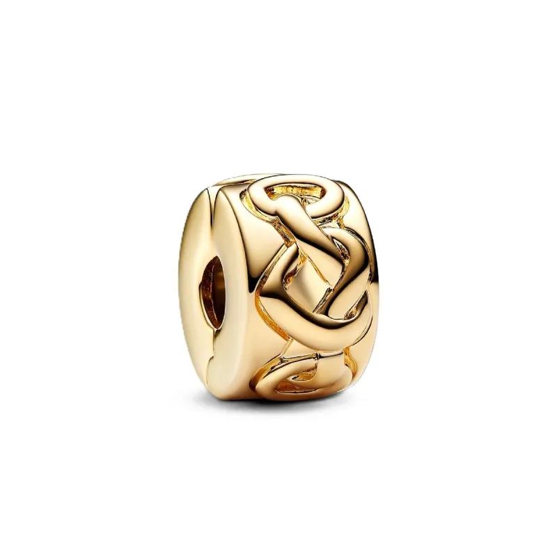 Naisten helmet Pandora 768035C00 Kullattu