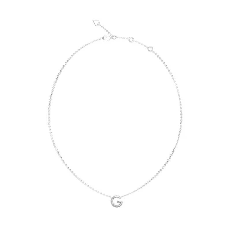 Ladies' Necklace Guess JUBN05441JWRHT-U Silver
