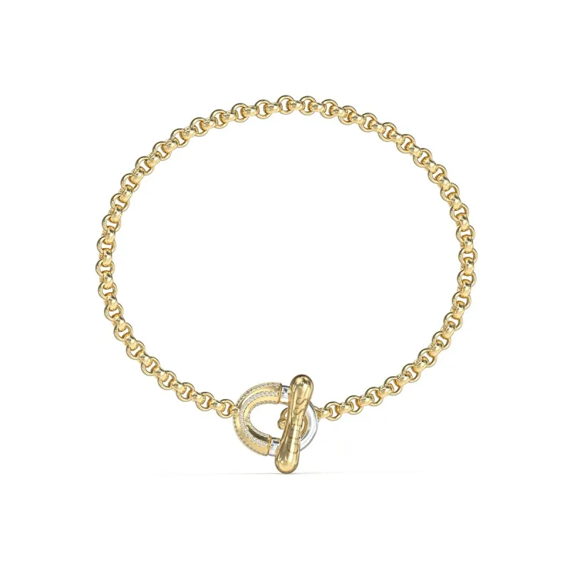Naisten rannekorut Guess JUBB05372JWYGRHS Kullattu