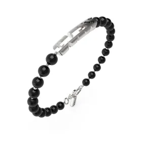 Men's Bracelet Guess JUMB04059JWSTBKS Black