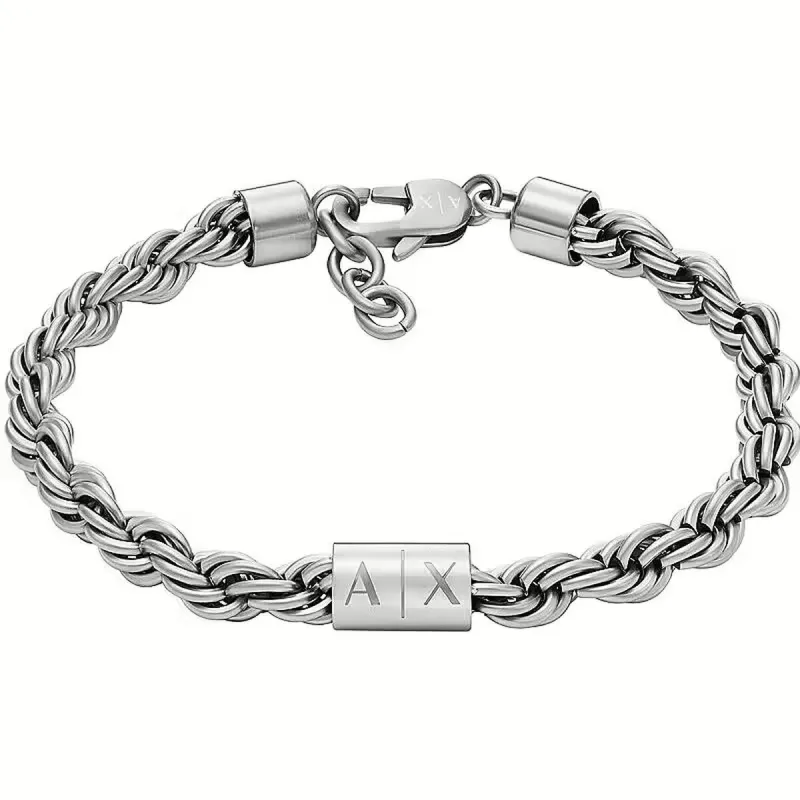 Miesten rannekorut Armani Exchange AXG0123040 Ruostumaton teräs
