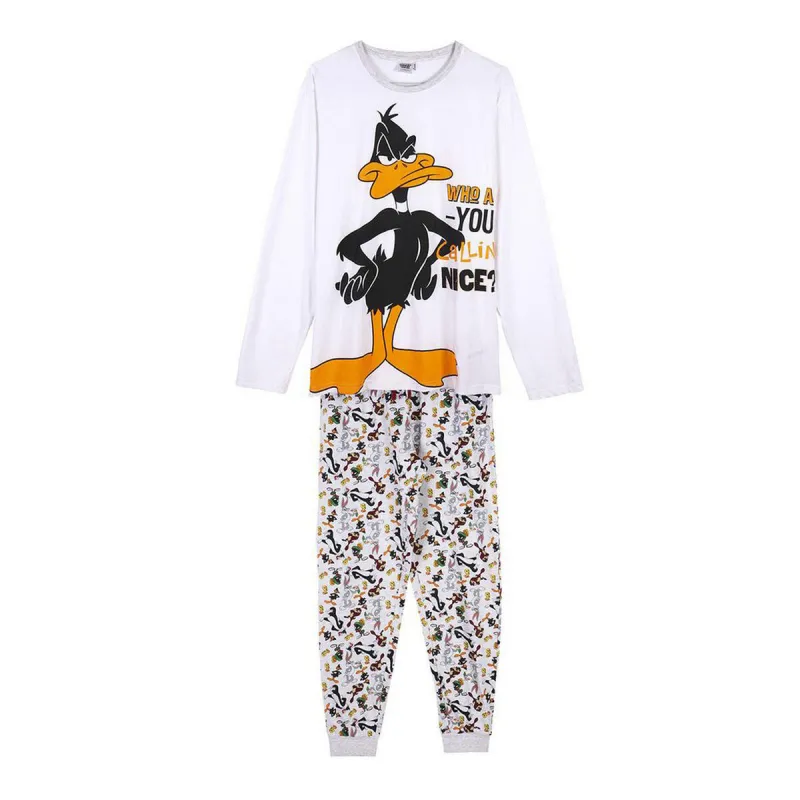 Pyjamat Looney Tunes Harmaa (Aikuisten) Miehet