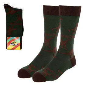 Socks Jurassic Park Unisex Dark green
