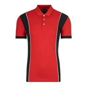 Vyriški polo marškinėliai su trumpomis rankovėmis Armani Jeans C1450 Raudona