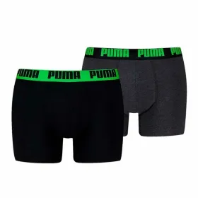 Meeste bokserid Puma EVERRYDAY BASIC 701226387 018 2 Ühikut Roheline Must