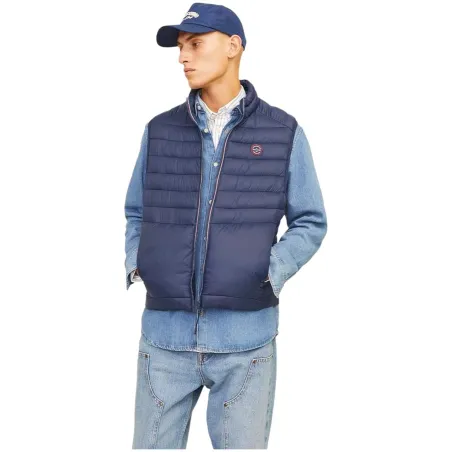 Мужской стеганый жилет Jack & Jones JJESPRINT BODYWARMER COLLAR NOOS 12258457 Тёмно Синий