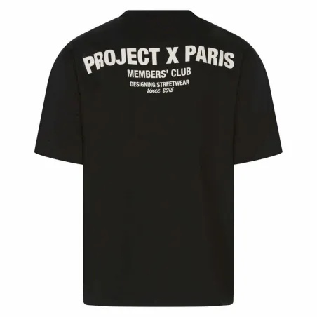 Vīriešu Krekls ar Īsām Piedurknēm Project X Paris 2410124 Melns