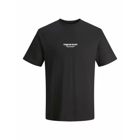 Футболка с коротким рукавом мужская Jack & Jones JORVESTERBRO TEE SS 12240121 Чёрный